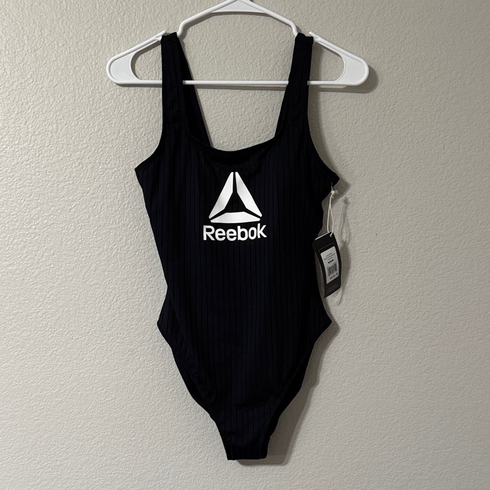Reebok Black Athletic Swimsuit